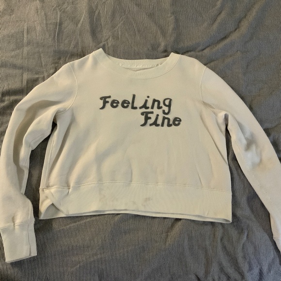 Abercrombie&Fitch white hoodie - Picture 1 of 2